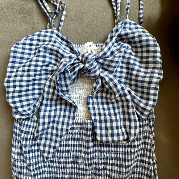 Mable Eleanor Plaid Print Dress - Size M - Picture 5 of 13